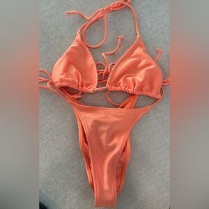 White Fox Orange Bikini Set